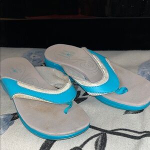 Get Fit Grasshoppers Blue and Silver Health & Wellness Sandals